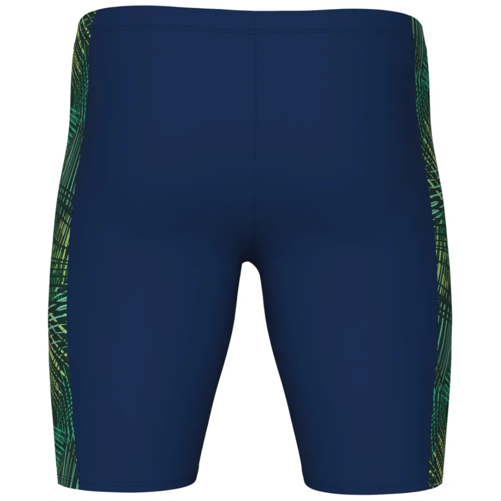 MEN'S SWIM JAMMER ENERGY - NAVY/GREEN MULTI