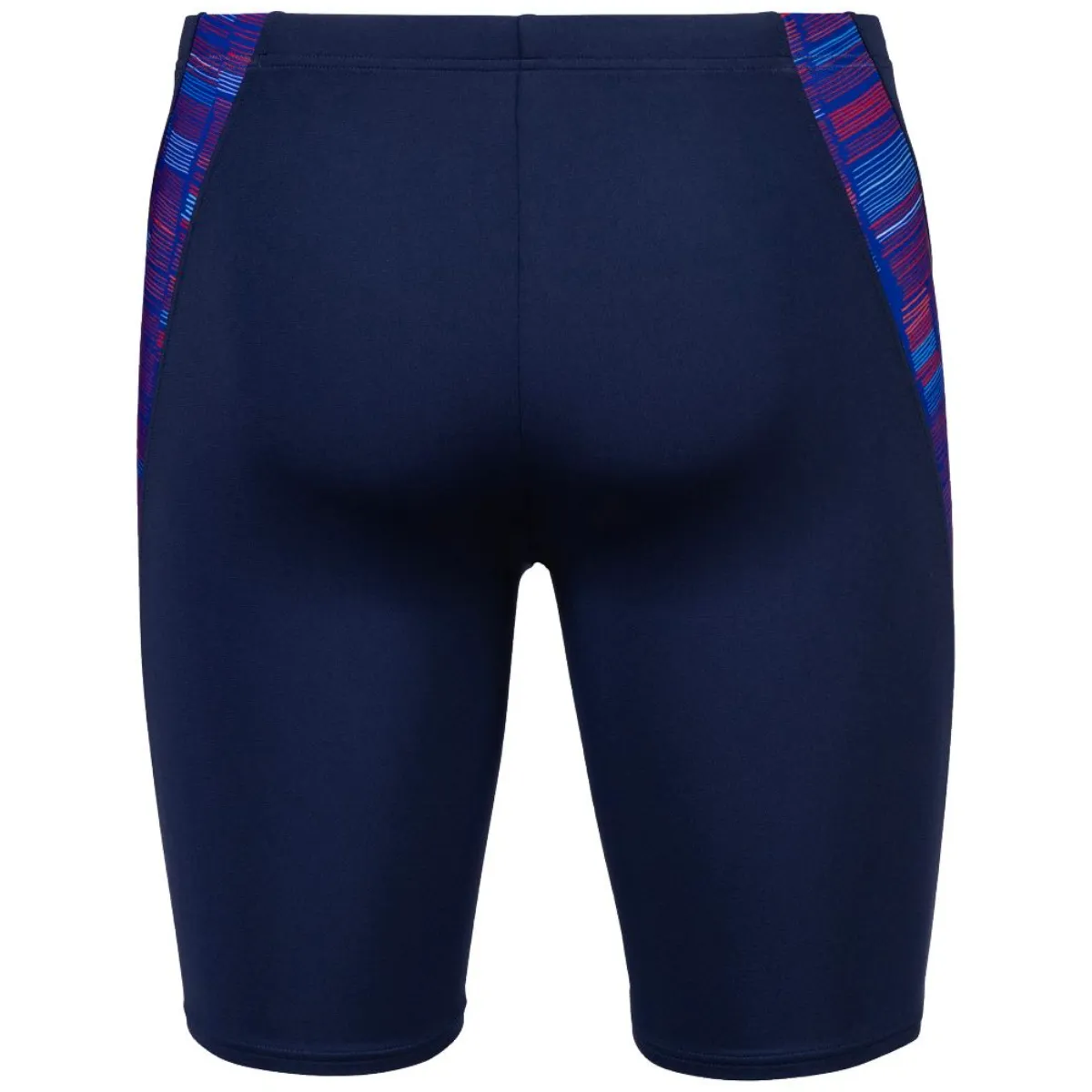 MEN'S SWIM JAMMER SLOW MOTION - NAVY/NEON BLUE MULTI