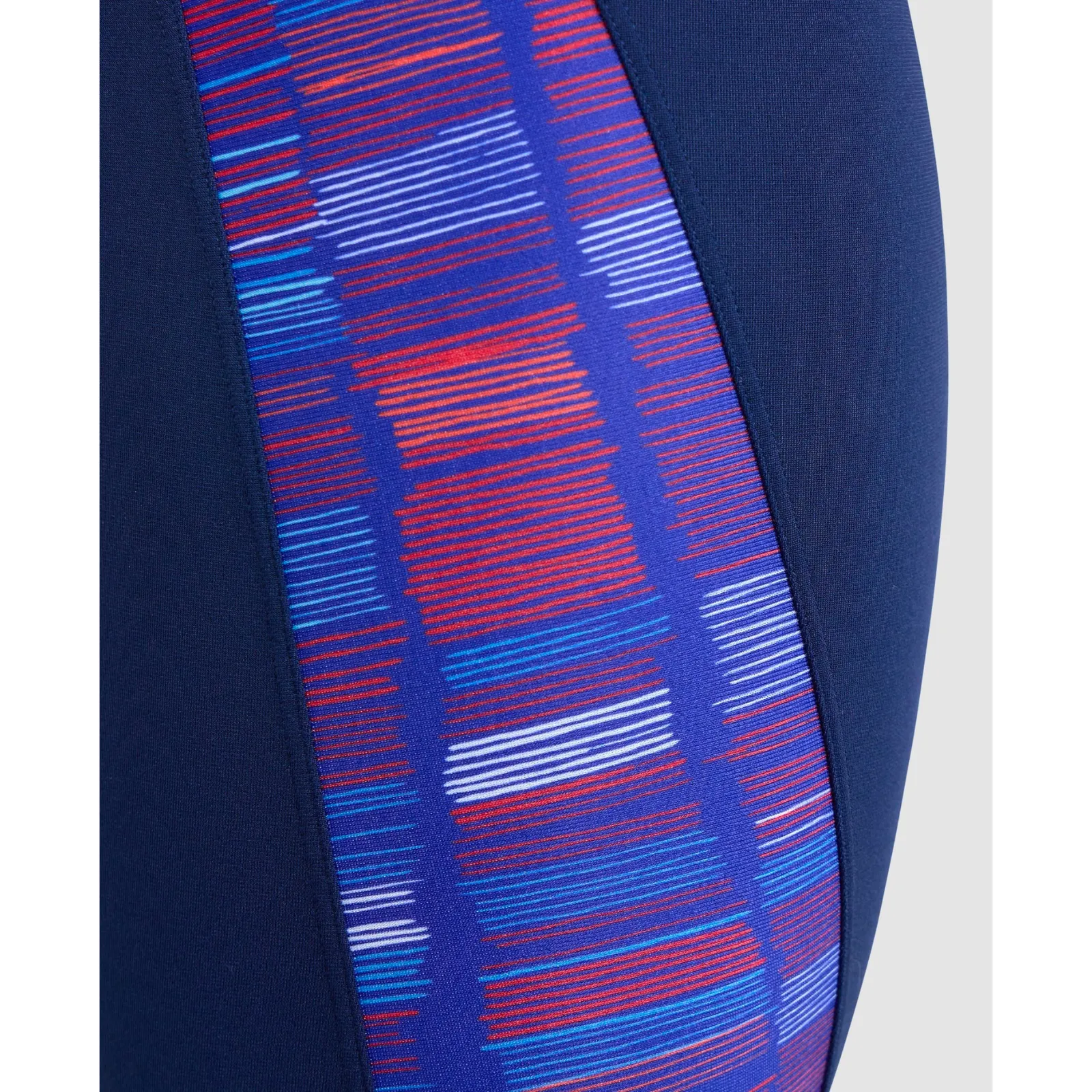 MEN'S SWIM JAMMER SLOW MOTION - NAVY/NEON BLUE MULTI