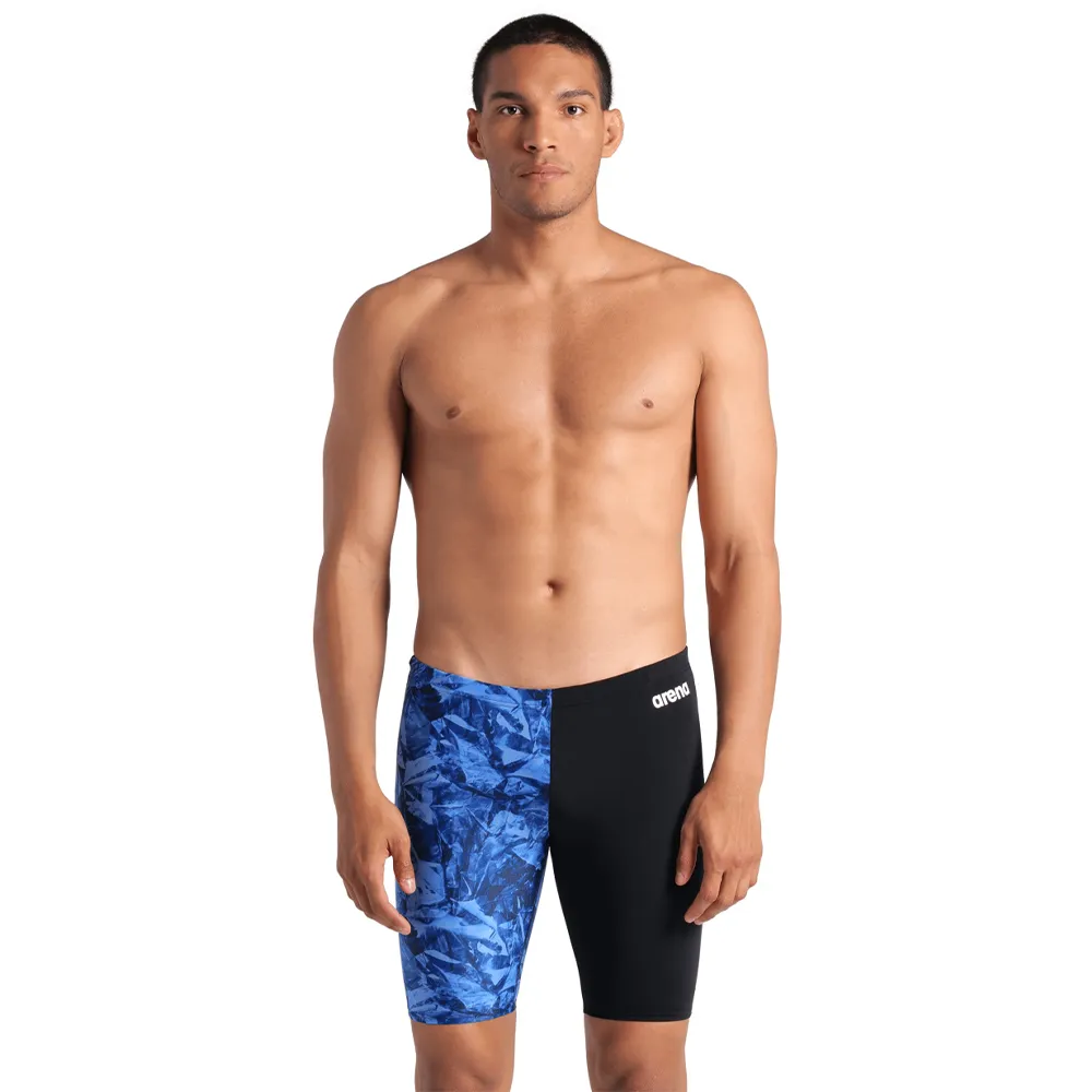 MEN'S SWIM JAMMER TEAM CRACKLE - BLACK/TEAM ROYAL