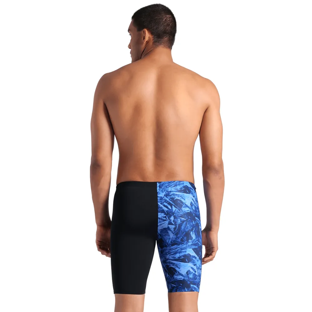 MEN'S SWIM JAMMER TEAM CRACKLE - BLACK/TEAM ROYAL