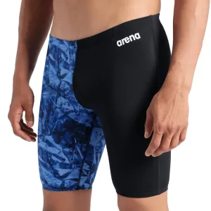 MEN'S SWIM JAMMER TEAM CRACKLE - BLACK/TEAM ROYAL
