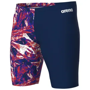 MEN'S SWIM JAMMER TEAM CRACKLE - NAVY/TEAM REDWHITEBLUE