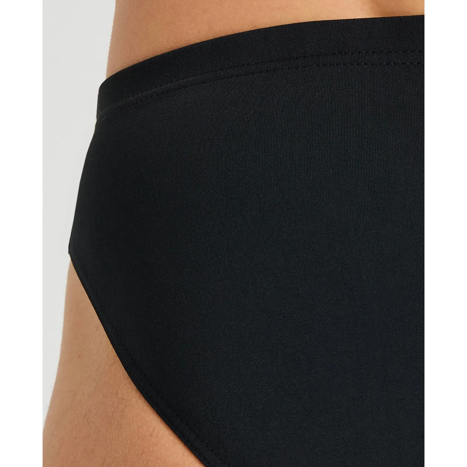 MEN'S TEAM SWIM BRIEF SOLID - BLACK