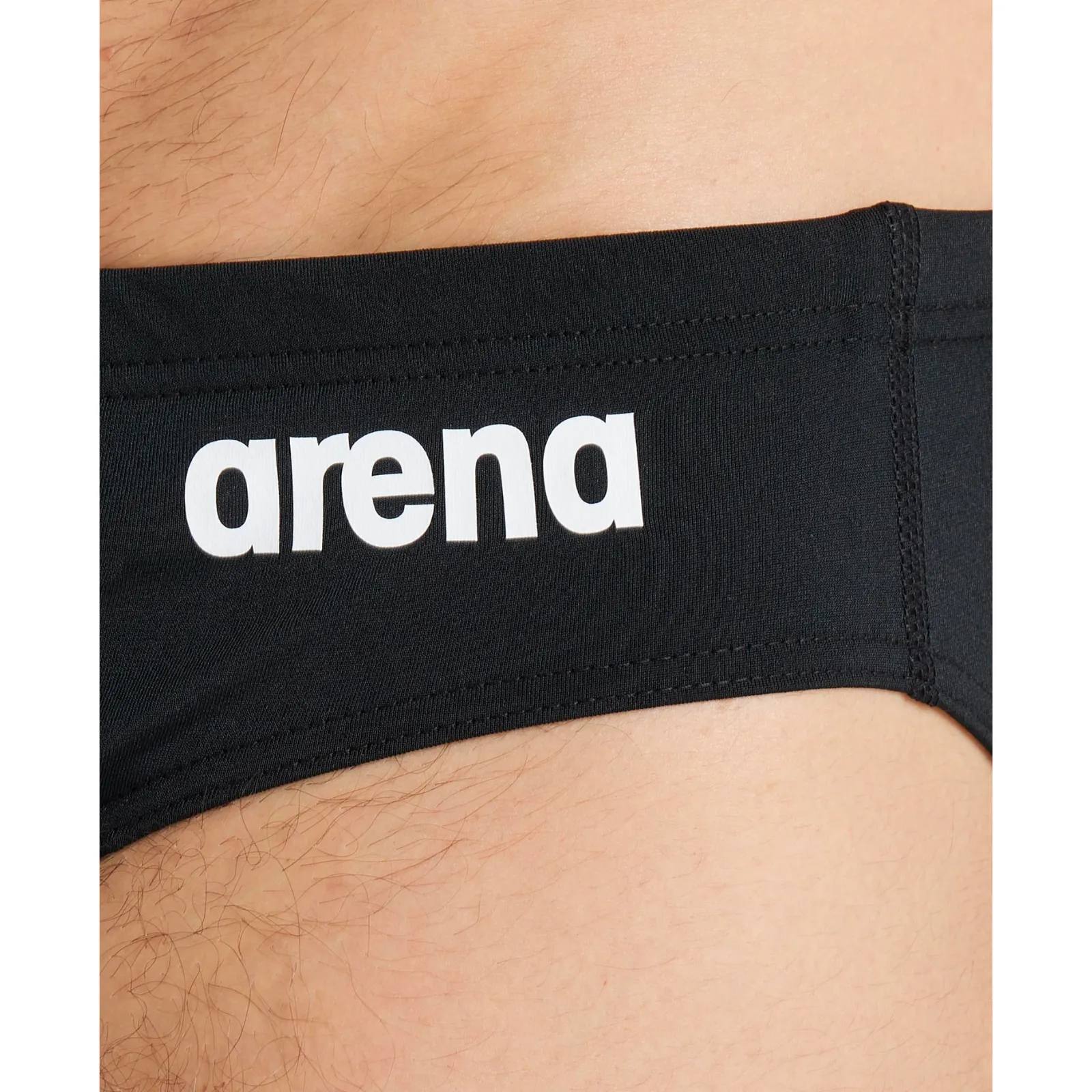 MEN'S TEAM SWIM BRIEF SOLID - BLACK