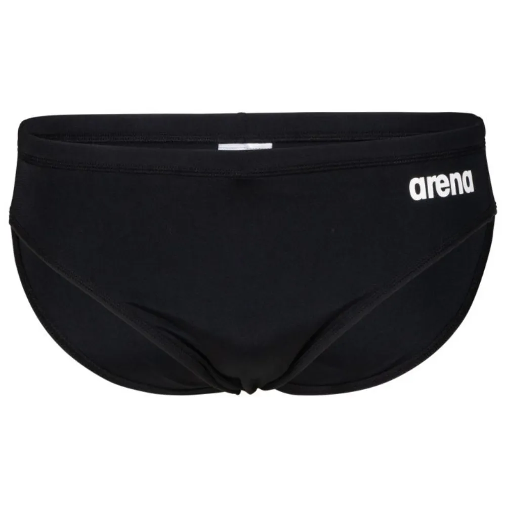 MEN'S TEAM SWIM BRIEF SOLID - BLACK