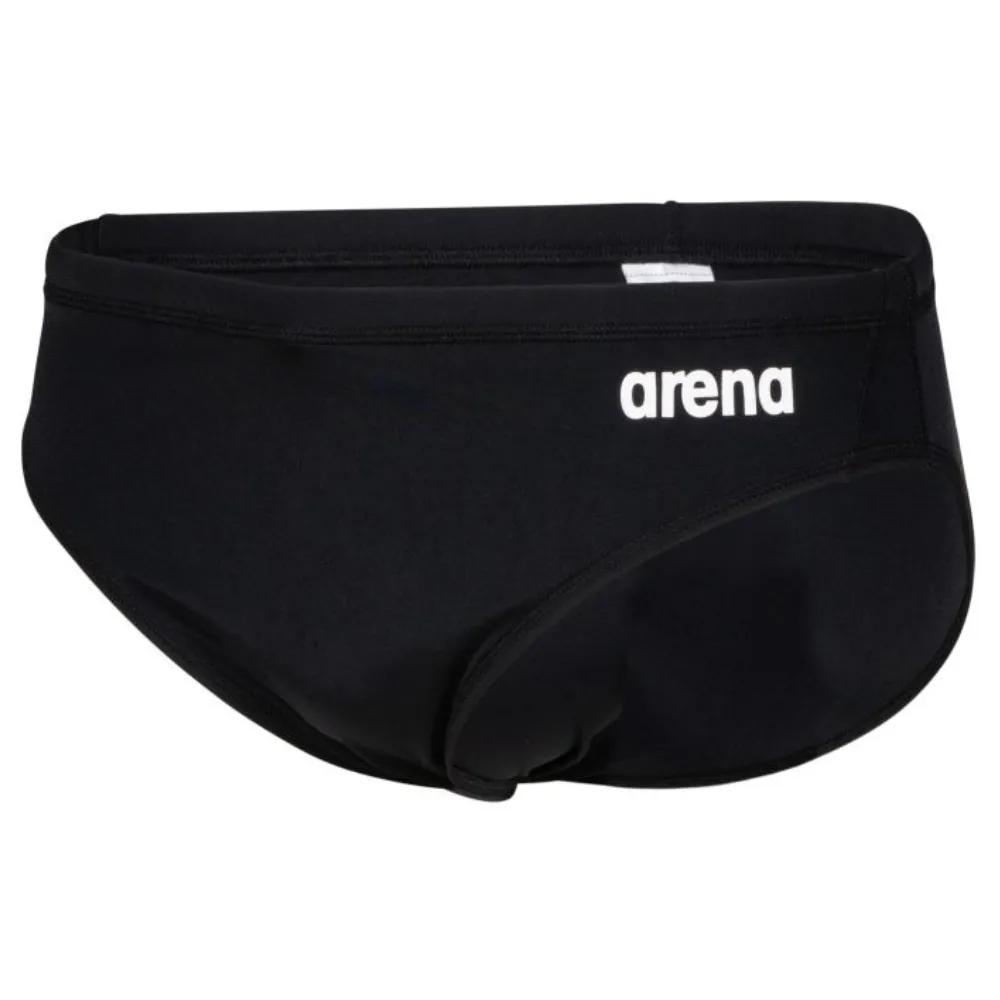 MEN'S TEAM SWIM BRIEF SOLID - BLACK