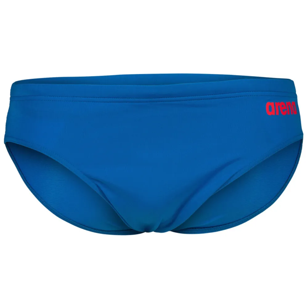 MEN'S TEAM SWIM BRIEF SOLID - BLUE RIVER