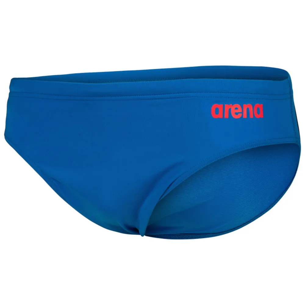 MEN'S TEAM SWIM BRIEF SOLID - BLUE RIVER