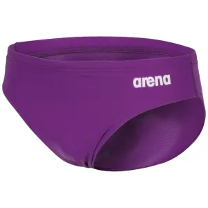 MEN'S TEAM SWIM BRIEF SOLID - PLUM