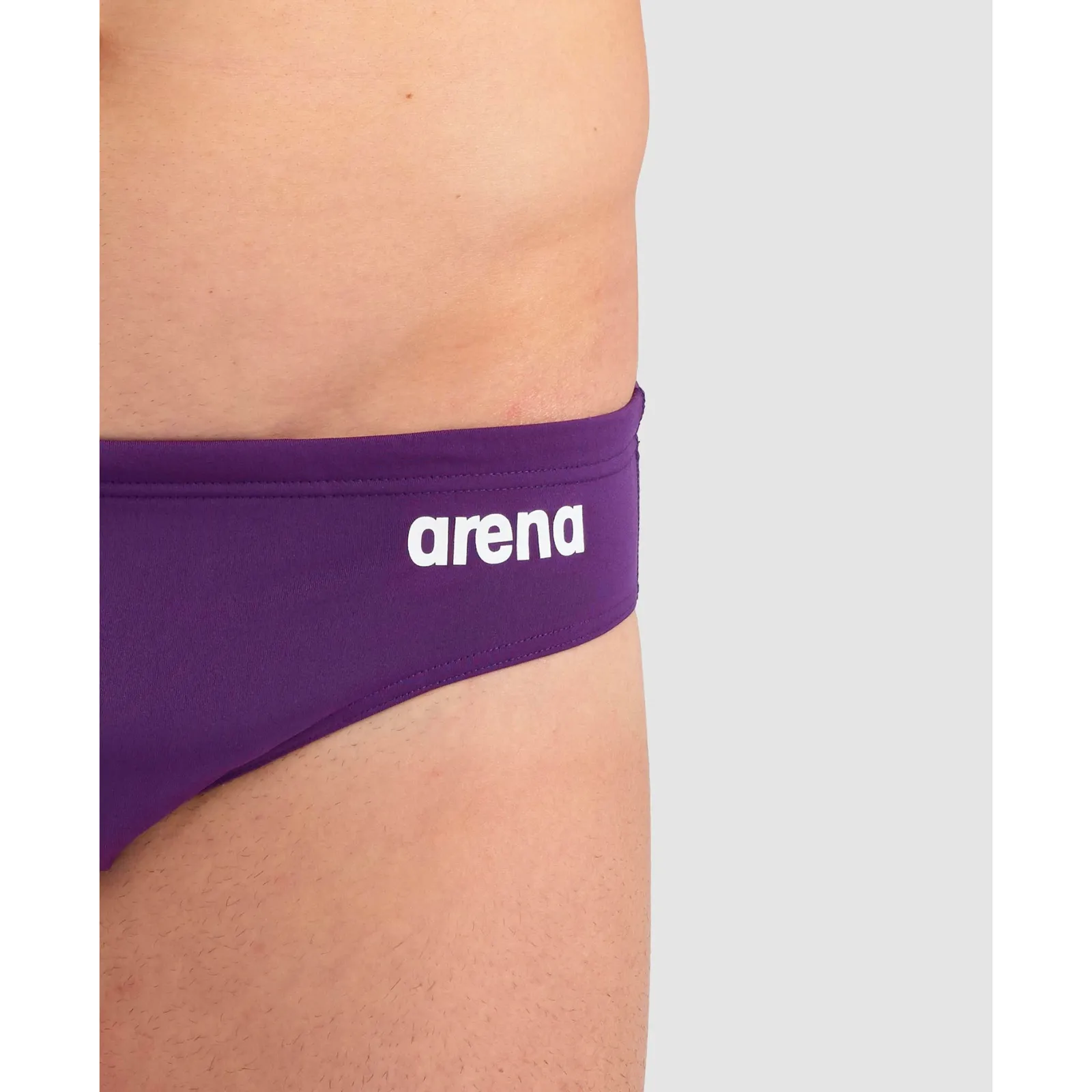 MEN'S TEAM SWIM BRIEF SOLID - PLUM