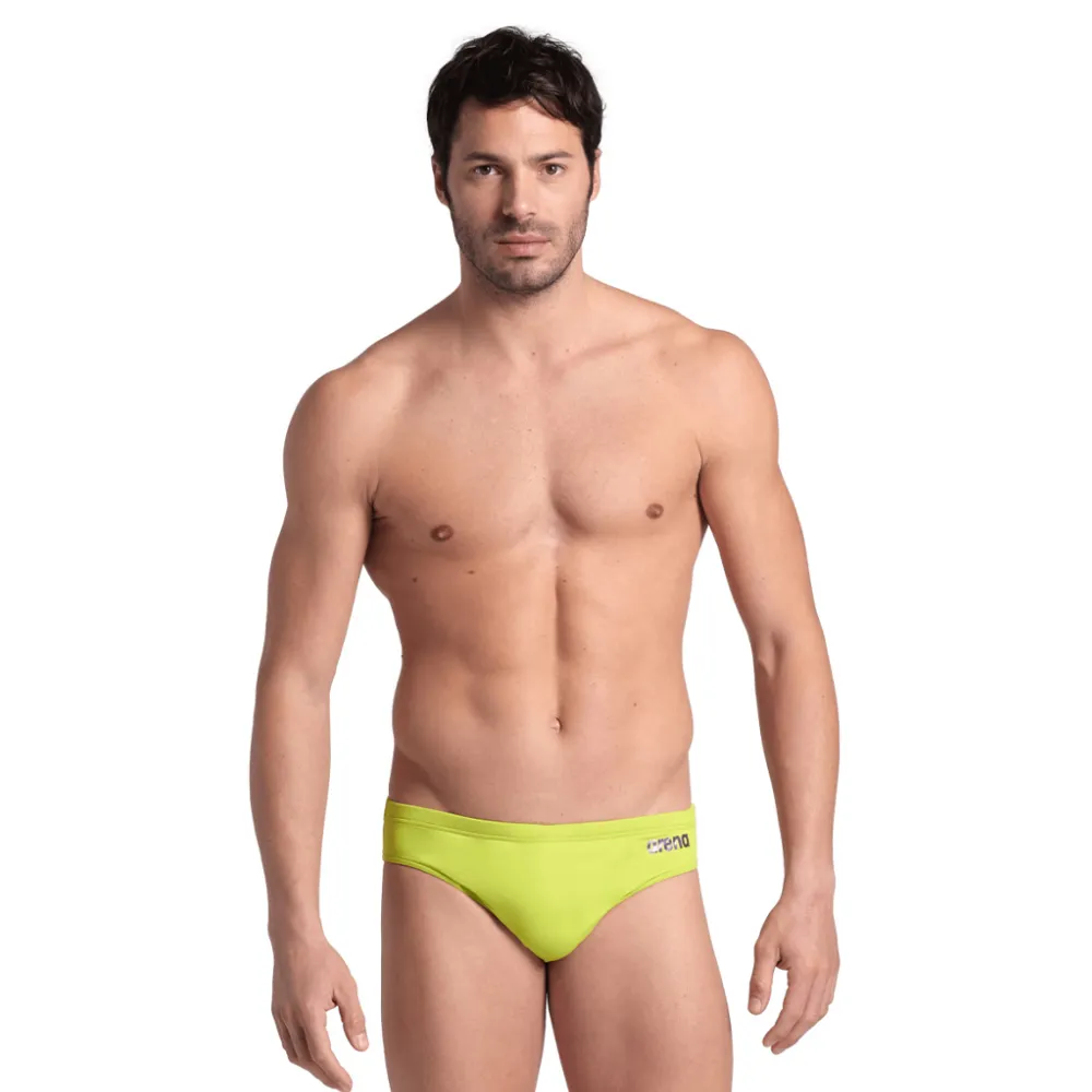 MEN'S TEAM SWIM BRIEF SOLID - SOFT GREEN