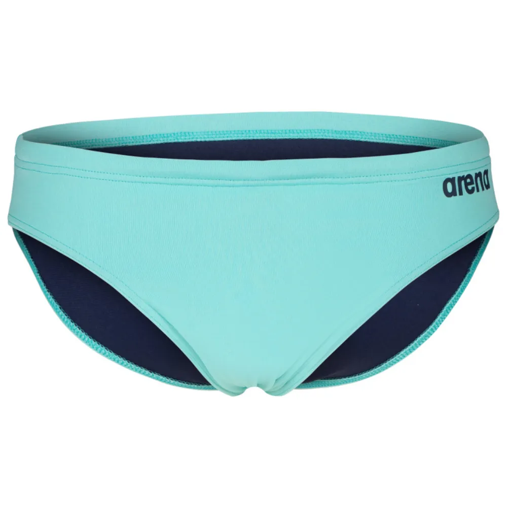 MEN'S TEAM SWIM BRIEF SOLID - WATER/NAVY