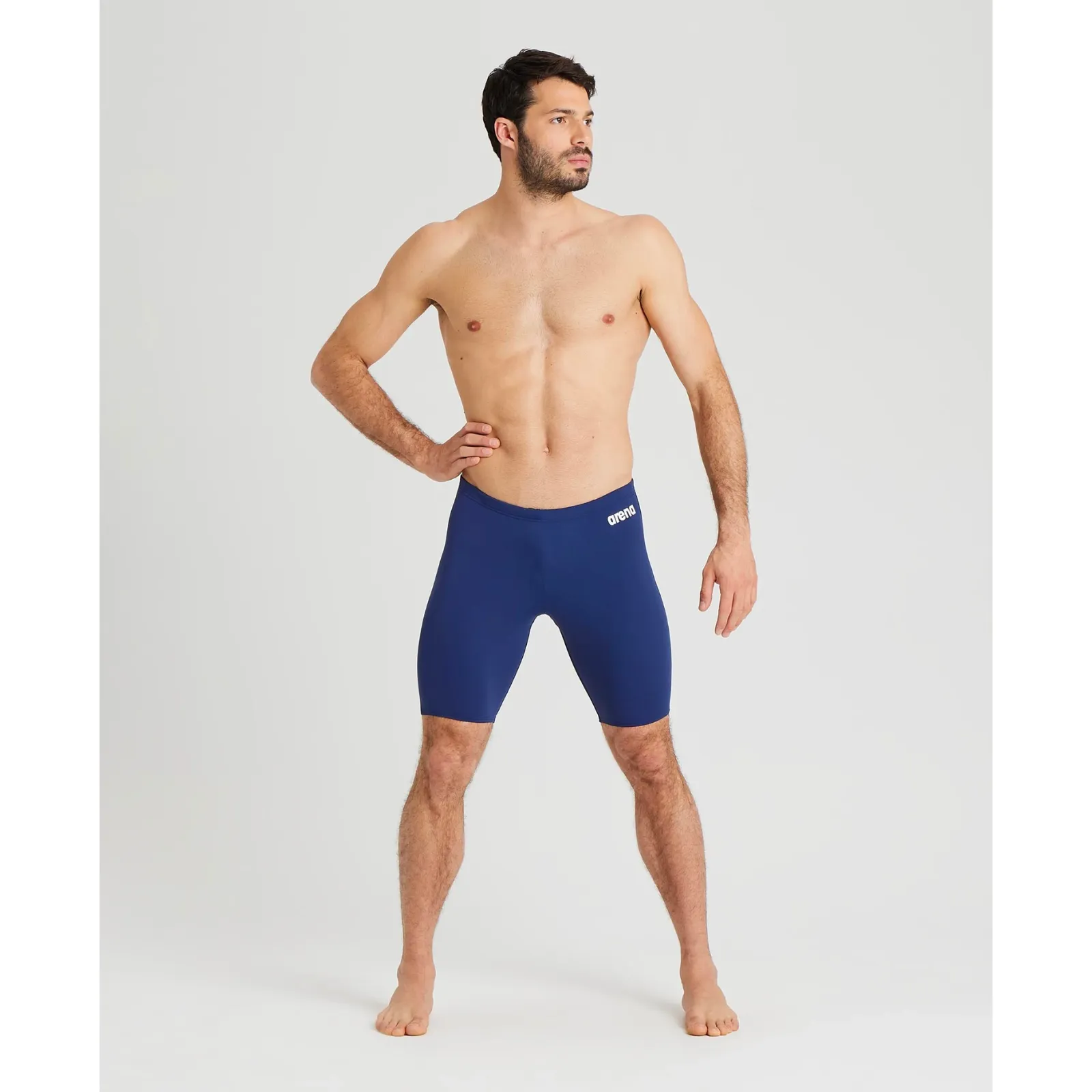 MEN'S TEAM SWIM JAMMER SOLID - NAVY