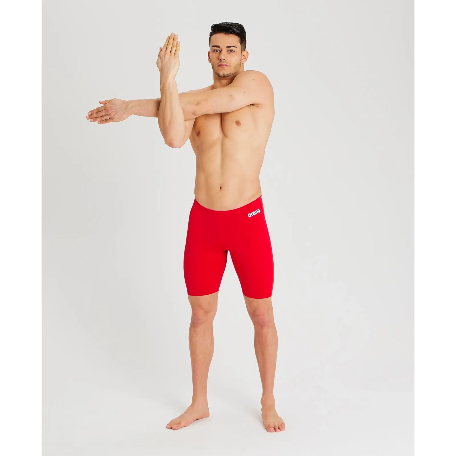 MEN'S TEAM SWIM JAMMER SOLID - RED