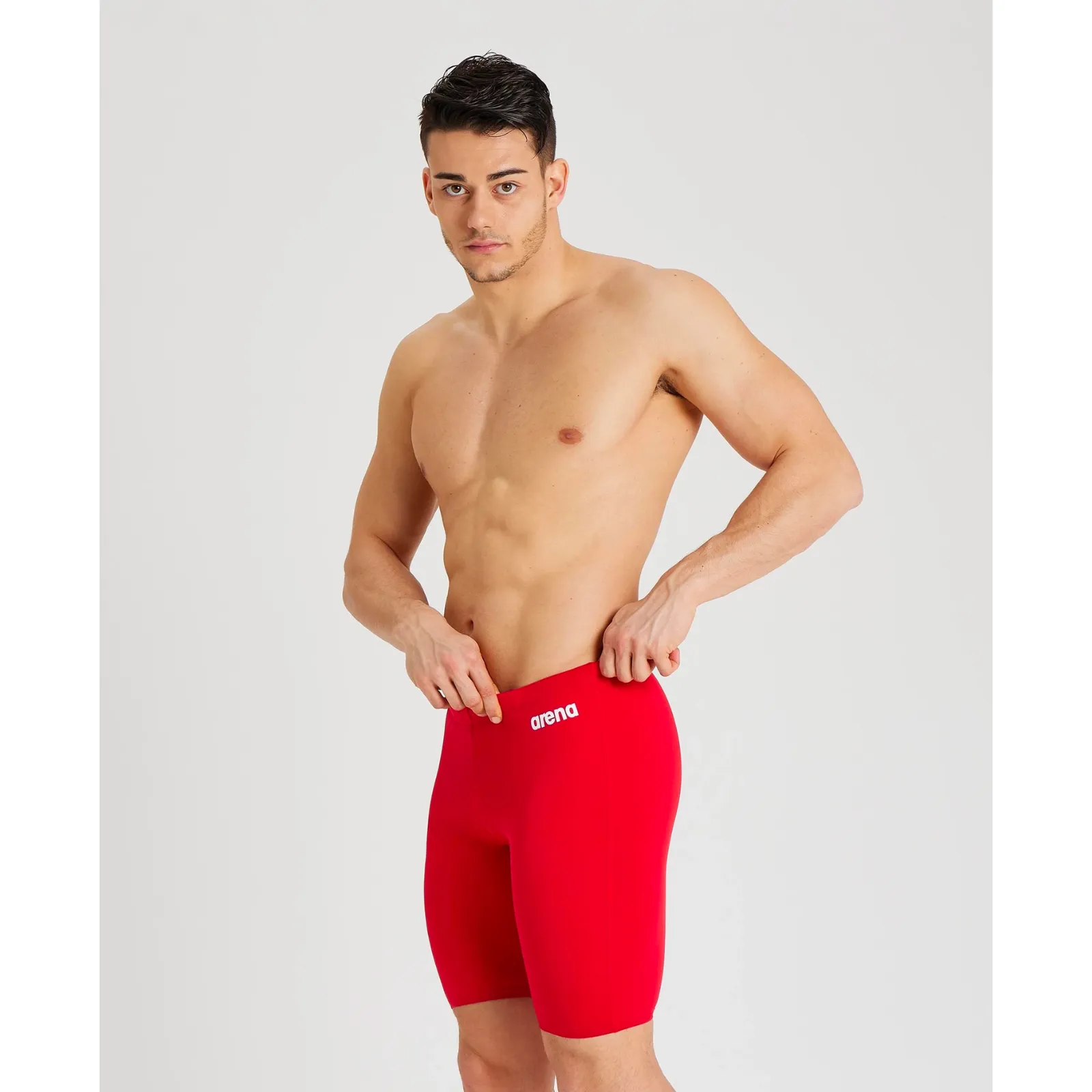 MEN'S TEAM SWIM JAMMER SOLID - RED