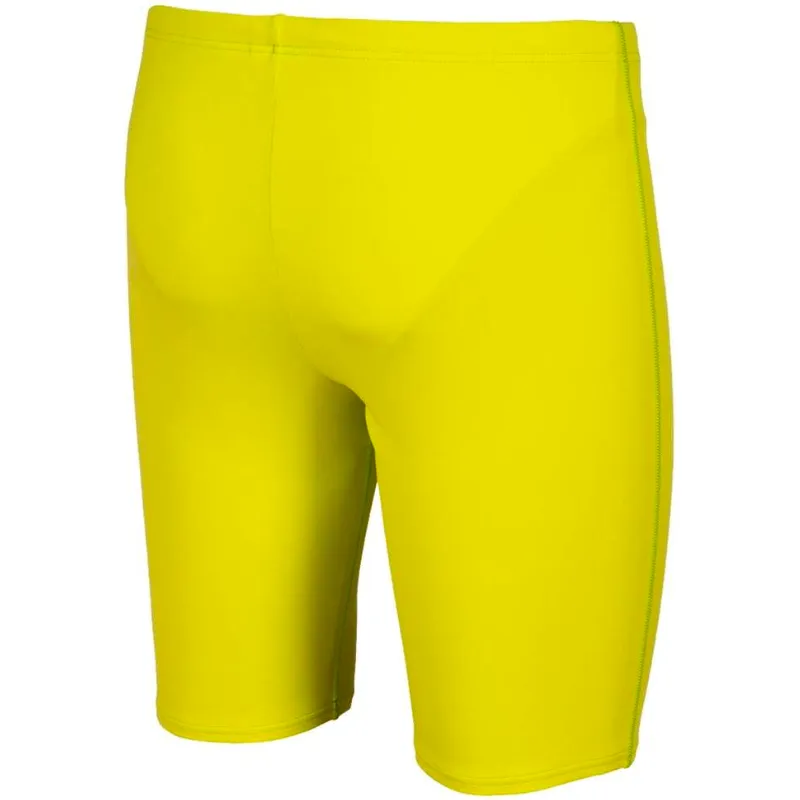 MEN'S TEAM SWIM JAMMER SOLID - SOFT GREEN/NEON BLUE
