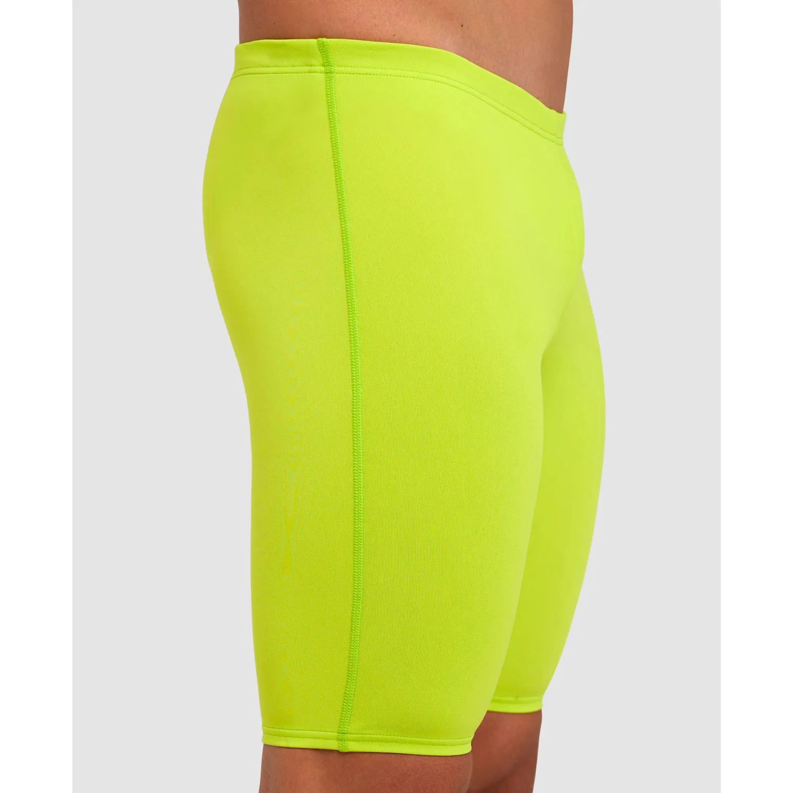 MEN'S TEAM SWIM JAMMER SOLID - SOFT GREEN/NEON BLUE