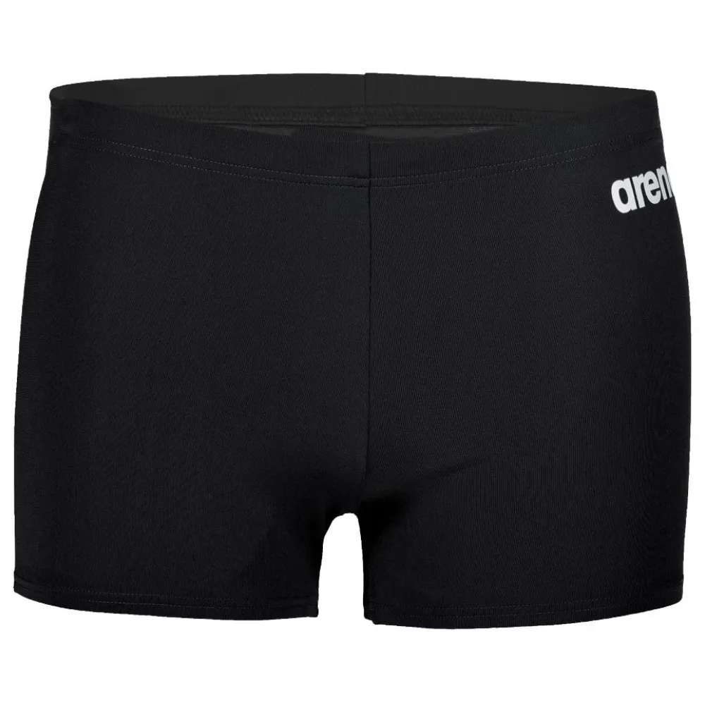 MEN'S TEAM SWIM SHORT SOLID - BLACK