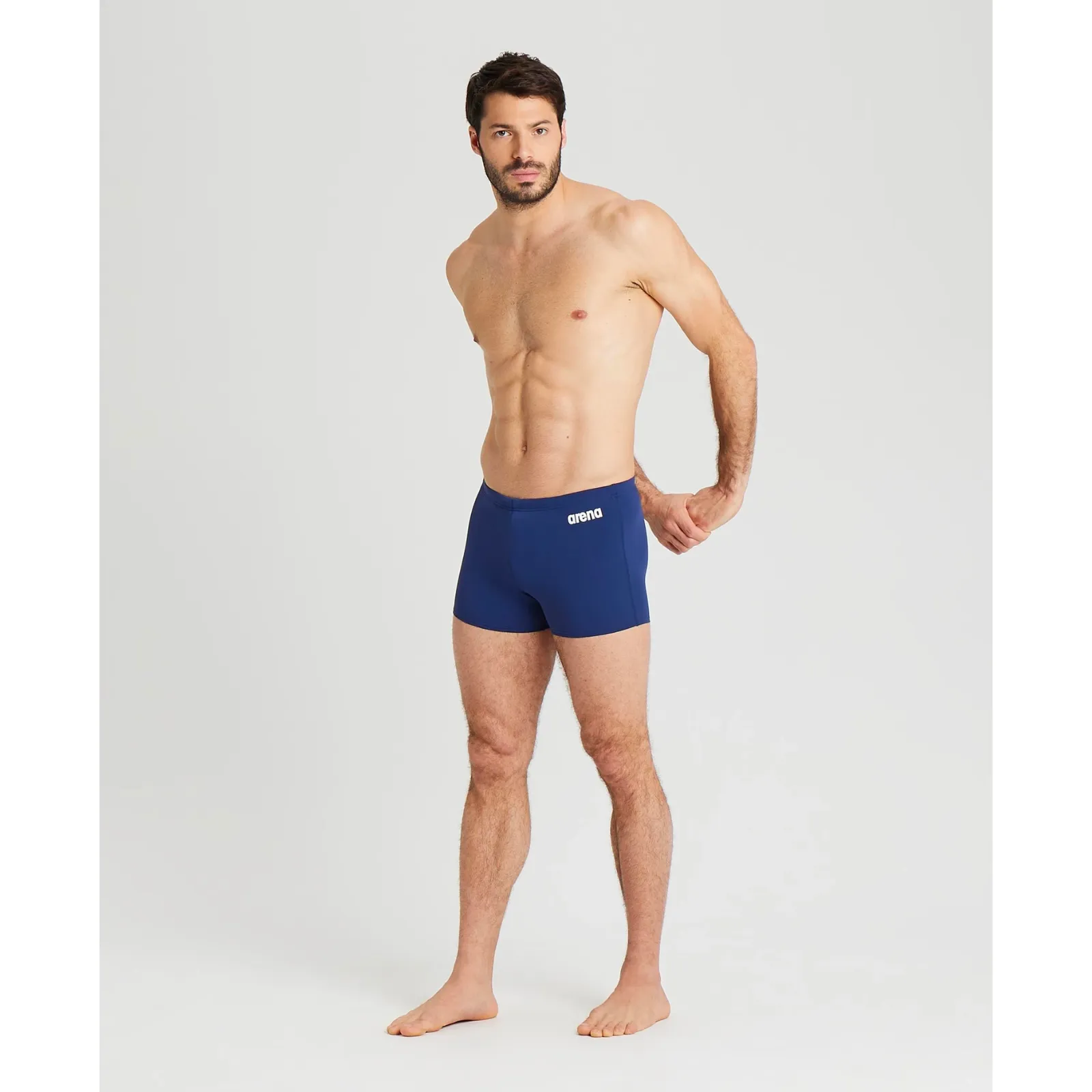 MEN'S TEAM SWIM SHORT SOLID - NAVY