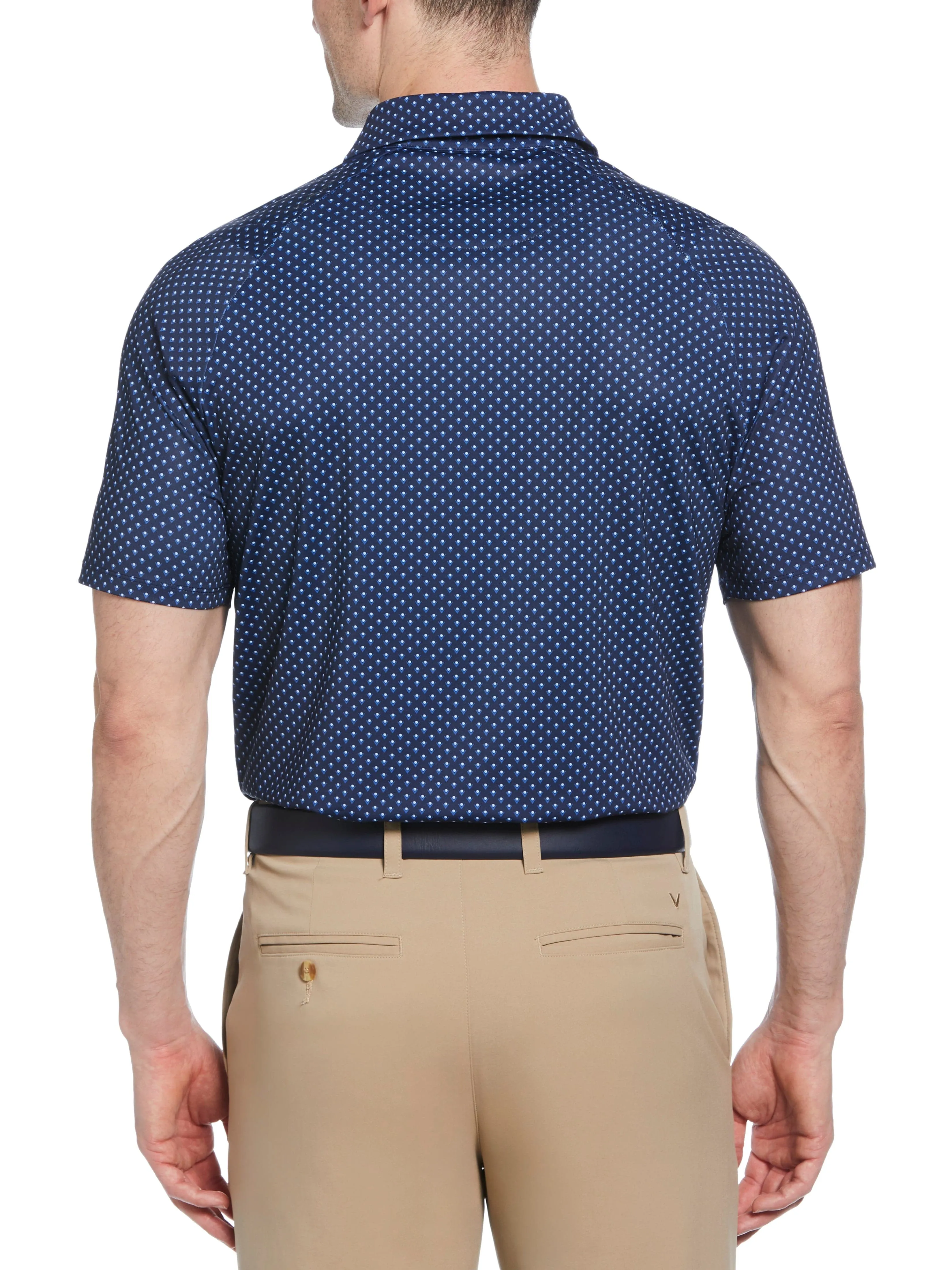 Mens Trademark Chevron Print Polo Callaway Apparel