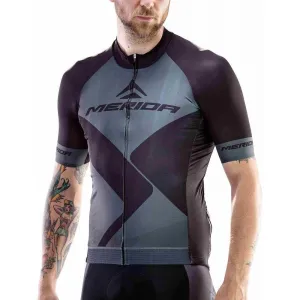 Merida SS Nizza Mens Cycling Jersey (Black/Grey)