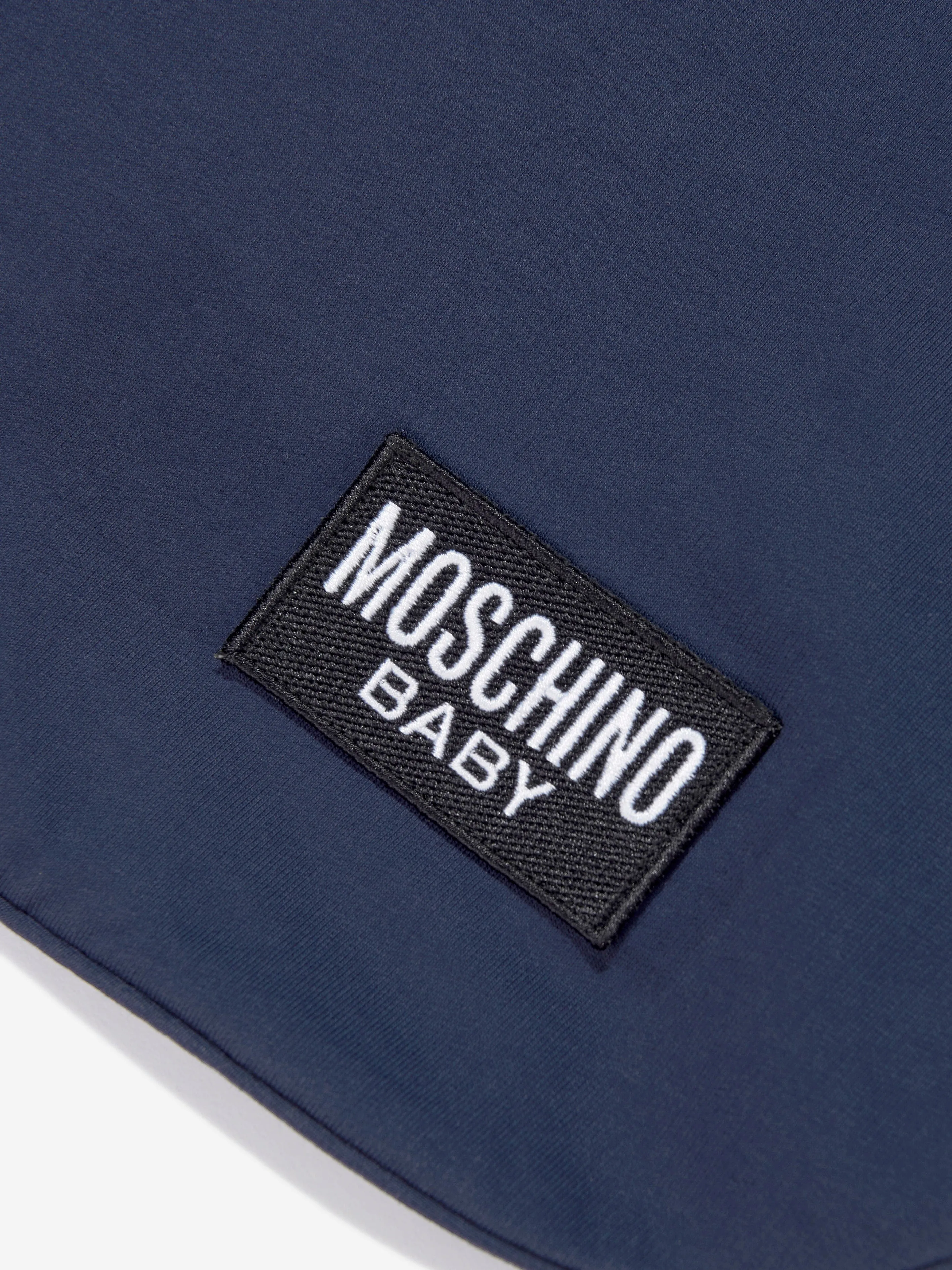 Moschino Baby Bear Logo Blanket in Navy (70cm)