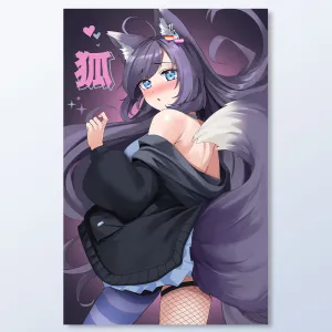 Naya Fox VTuber Poster