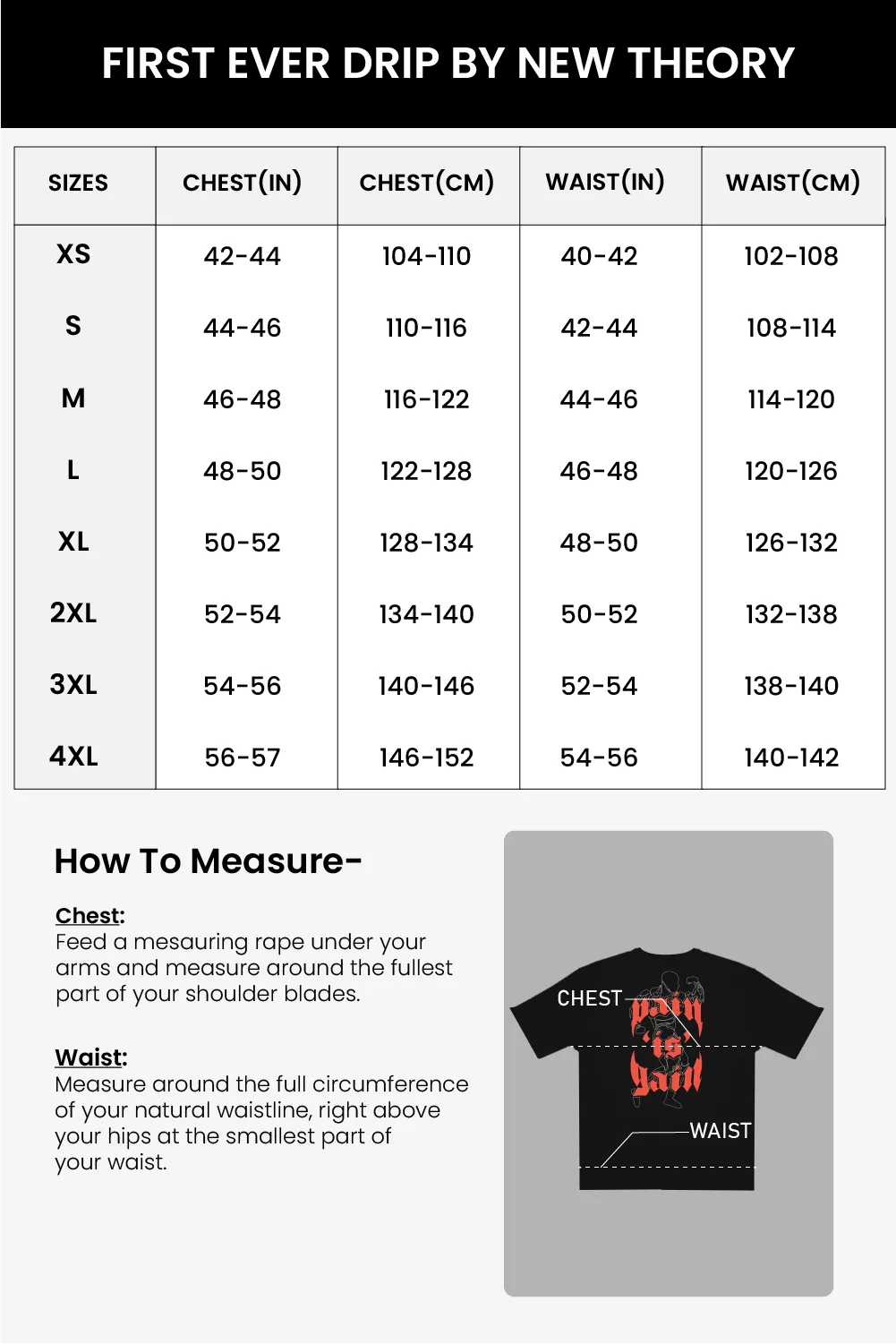 NTC Drip 1 -Pain is Gain T-shirt
