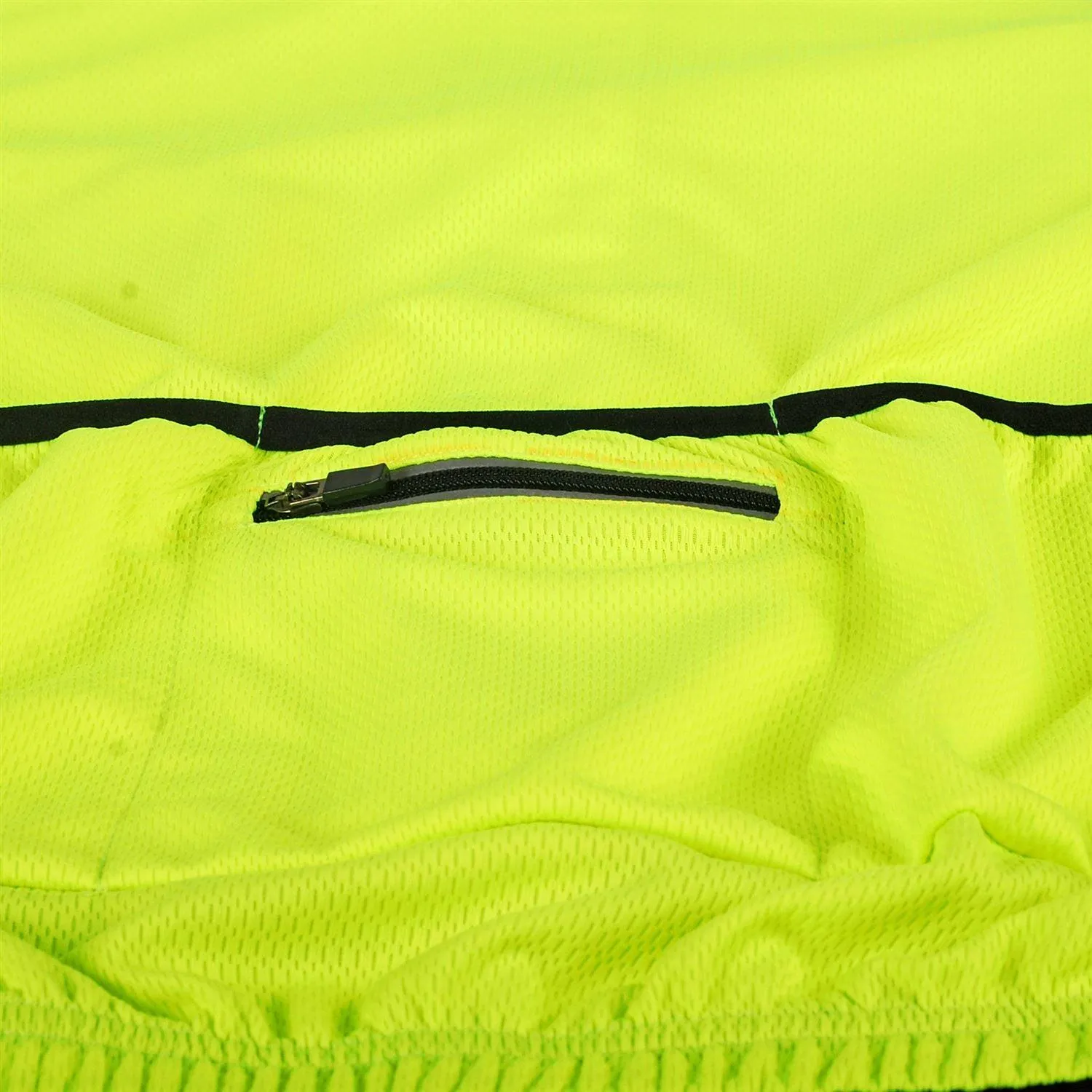 Nuckily MH008 Mens Cycling Jersey (Neon Green)