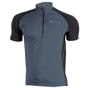 Nuckily NJ601 Mens Cycling Jersey (Grey)