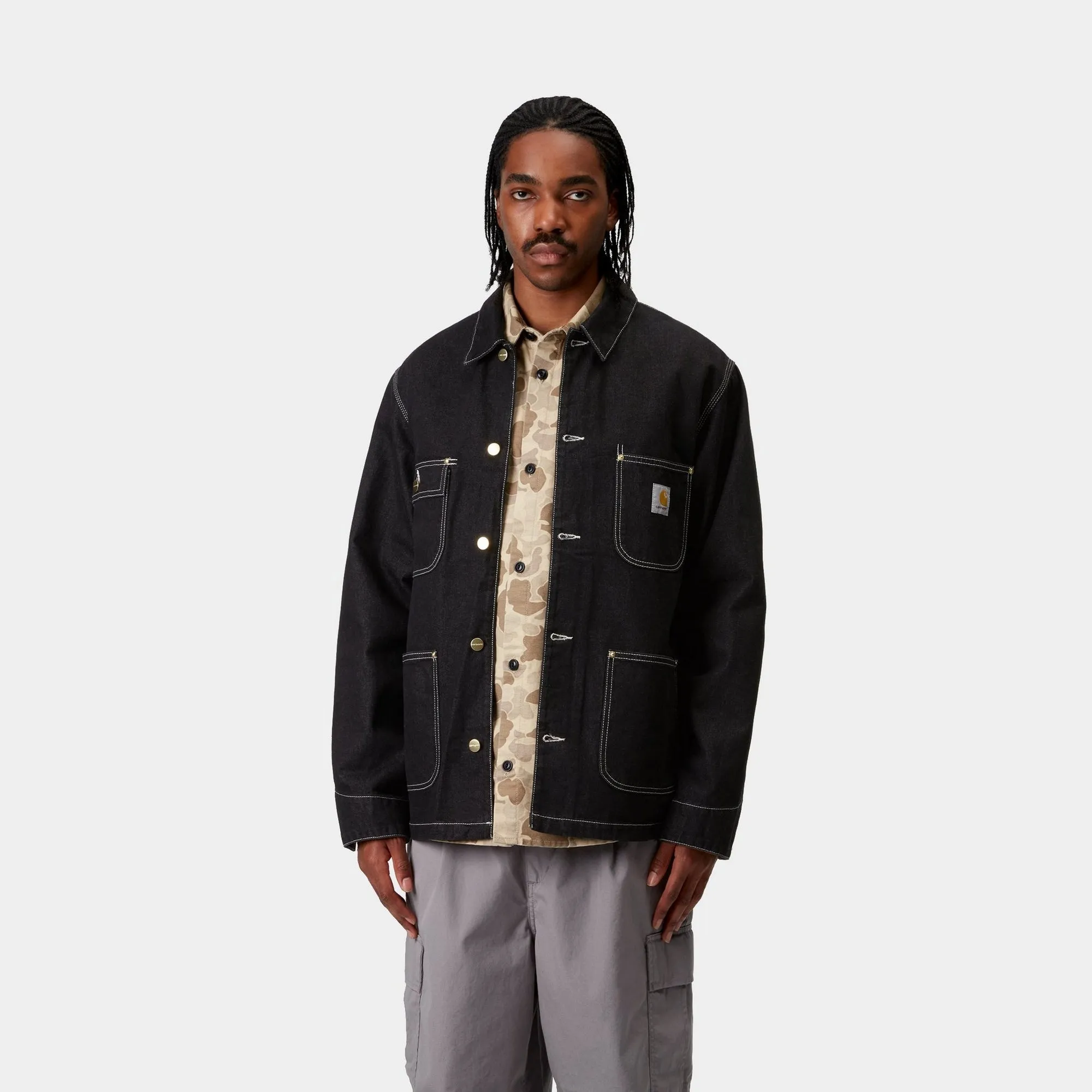 OG Chore Coat (Spring) - Denim | Black (one wash) Carhartt WIP