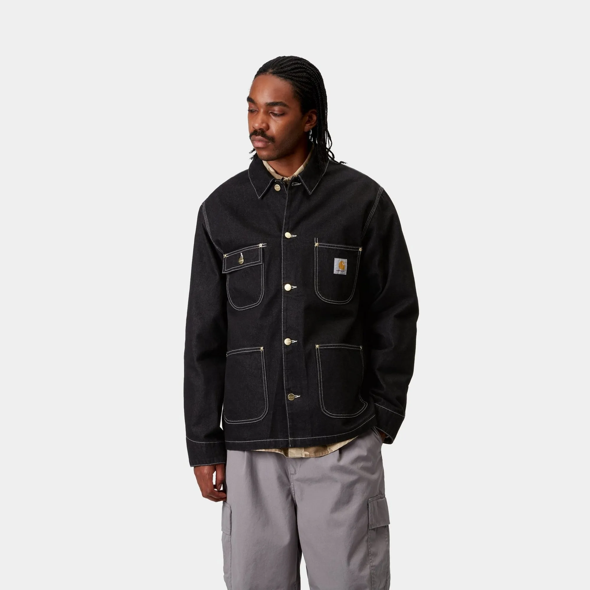 OG Chore Coat (Spring) - Denim | Black (one wash) Carhartt WIP