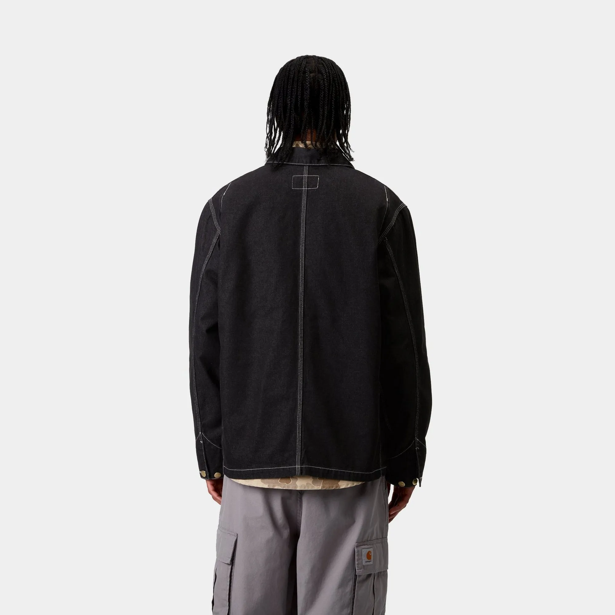 OG Chore Coat (Spring) - Denim | Black (one wash) Carhartt WIP