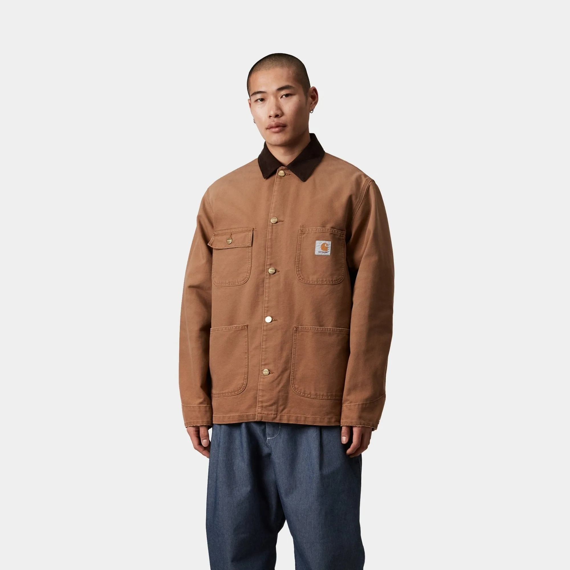 OG Chore Coat (Spring) | Hamilton Brown / Tobacco (aged canvas) Carhartt WIP