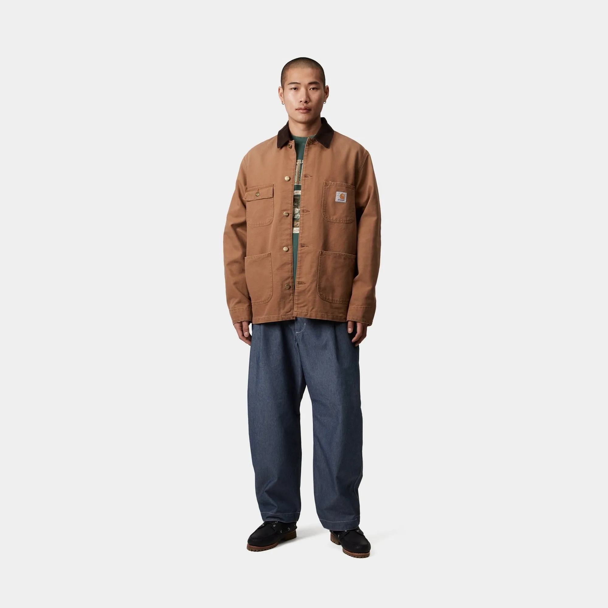 OG Chore Coat (Spring) | Hamilton Brown / Tobacco (aged canvas) Carhartt WIP
