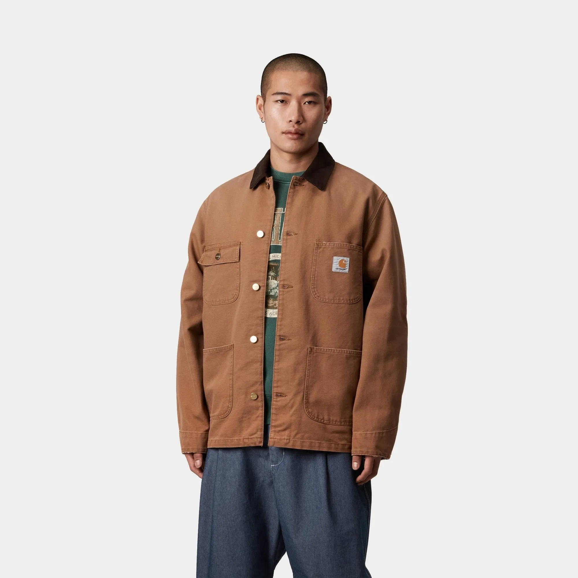 OG Chore Coat (Spring) | Hamilton Brown / Tobacco (aged canvas) Carhartt WIP