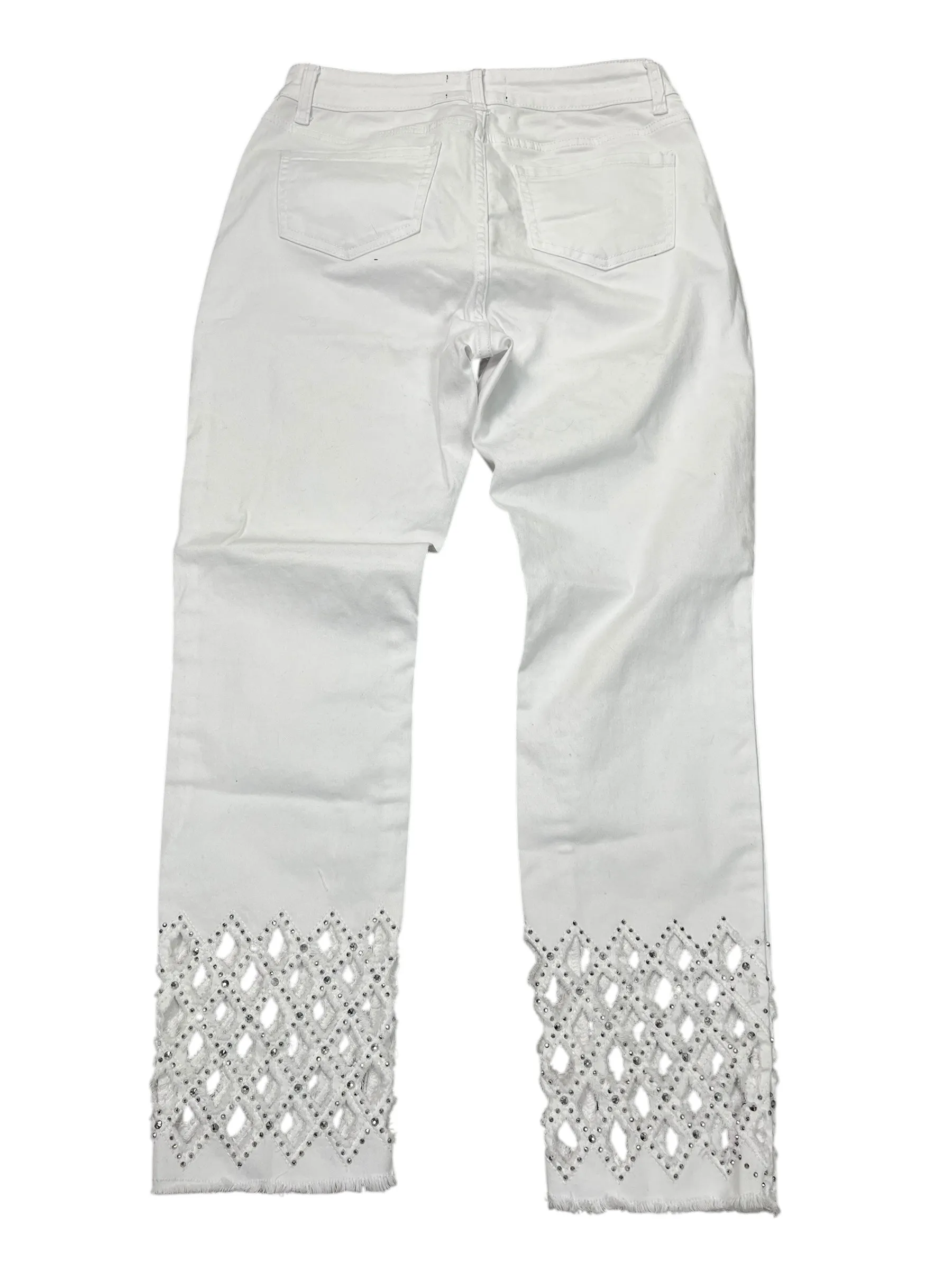 Pants Chinos & Khakis By FRANK LYMAN In White, Size:M
