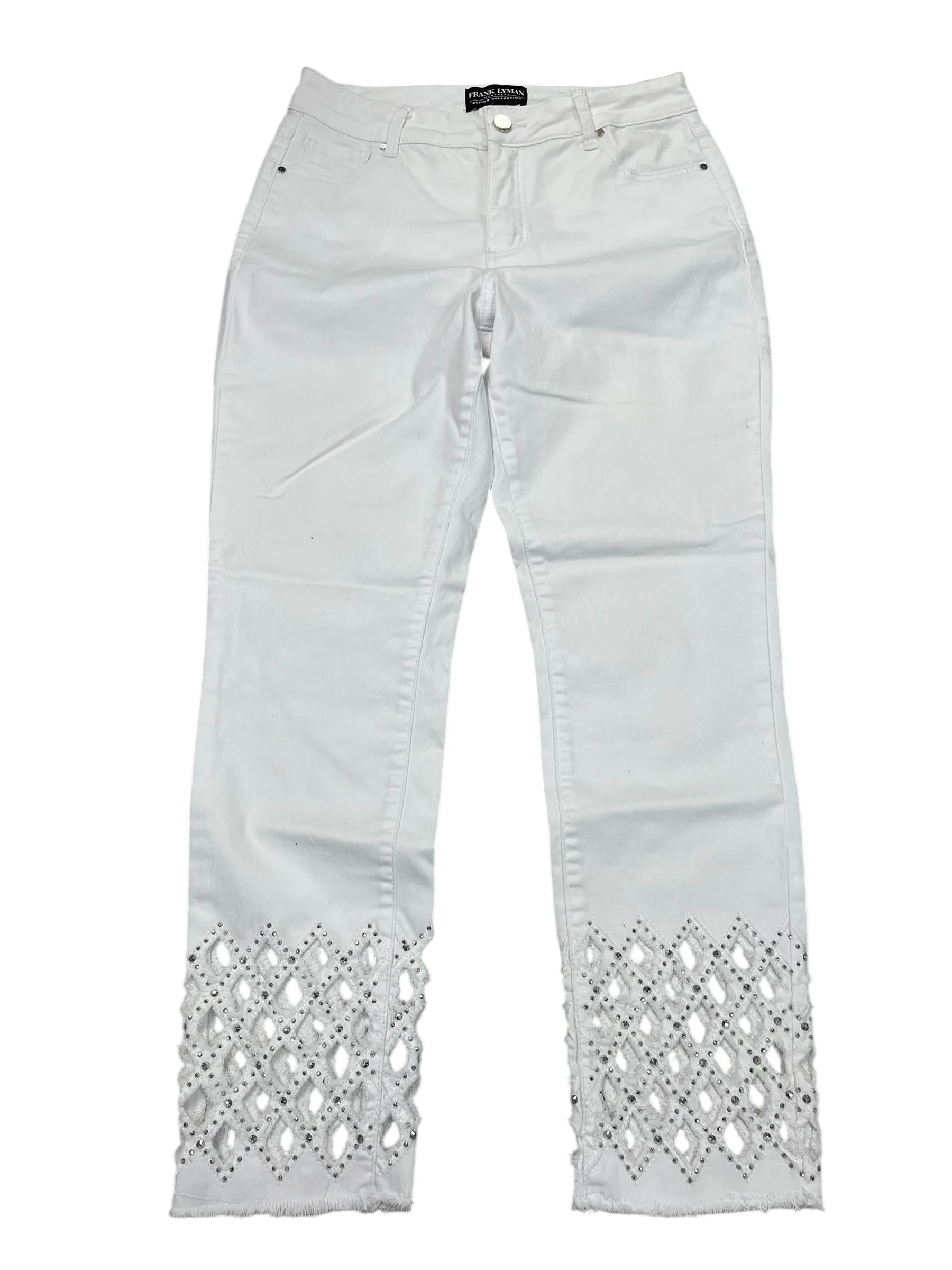 Pants Chinos & Khakis By FRANK LYMAN In White, Size:M