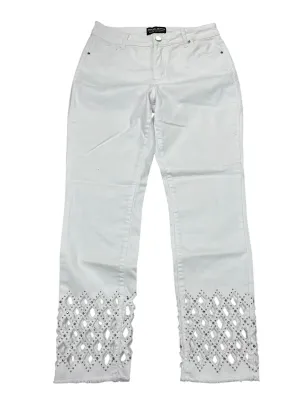 Pants Chinos & Khakis By FRANK LYMAN In White, Size:M
