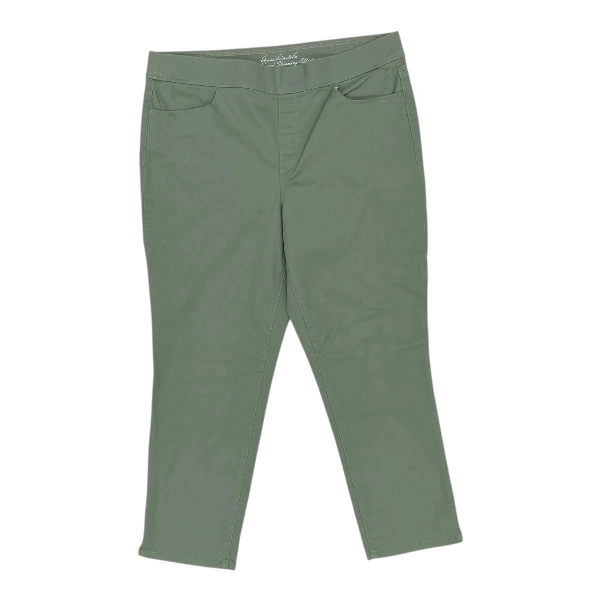 Pants Chinos & Khakis By Gloria Vanderbilt In Green, Size:16