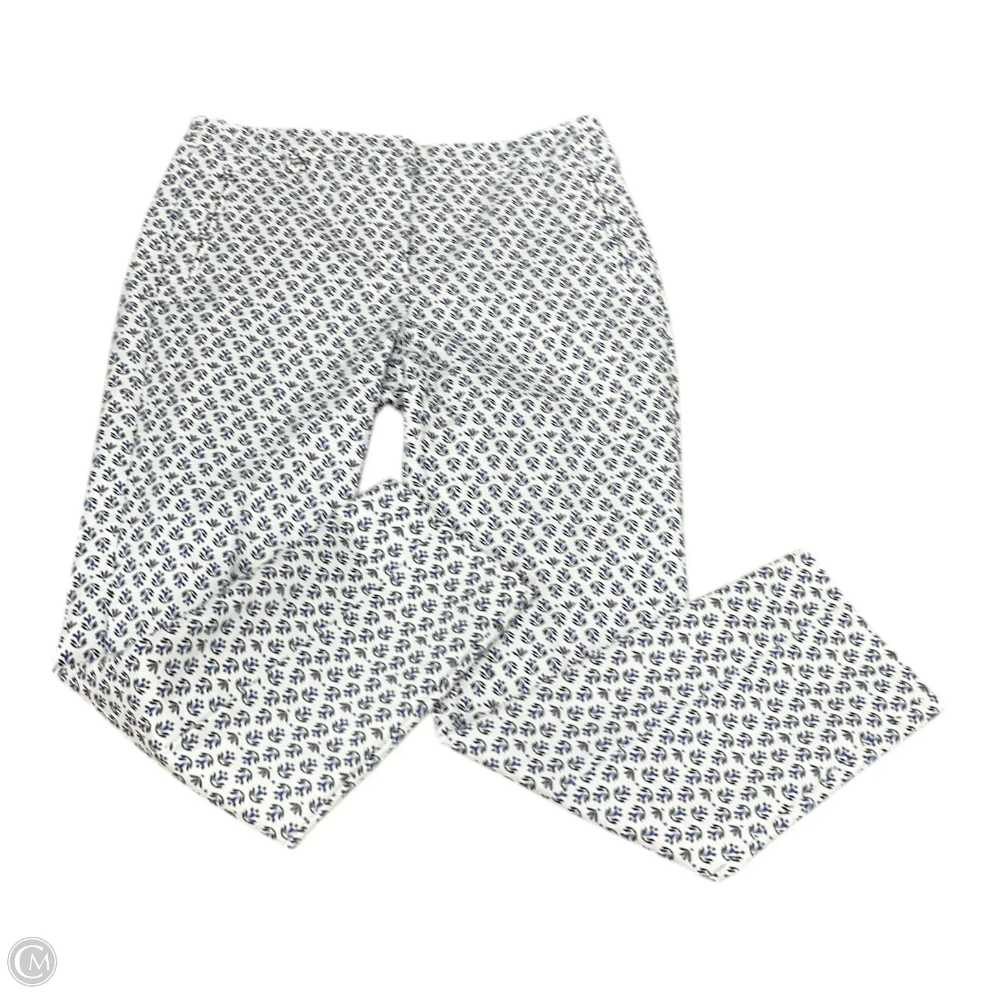 Pants Other By Adrianna Papell In Black & Blue, Size: 6