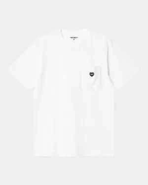 Pocket Heart T-Shirt | White / Black Carhartt WIP