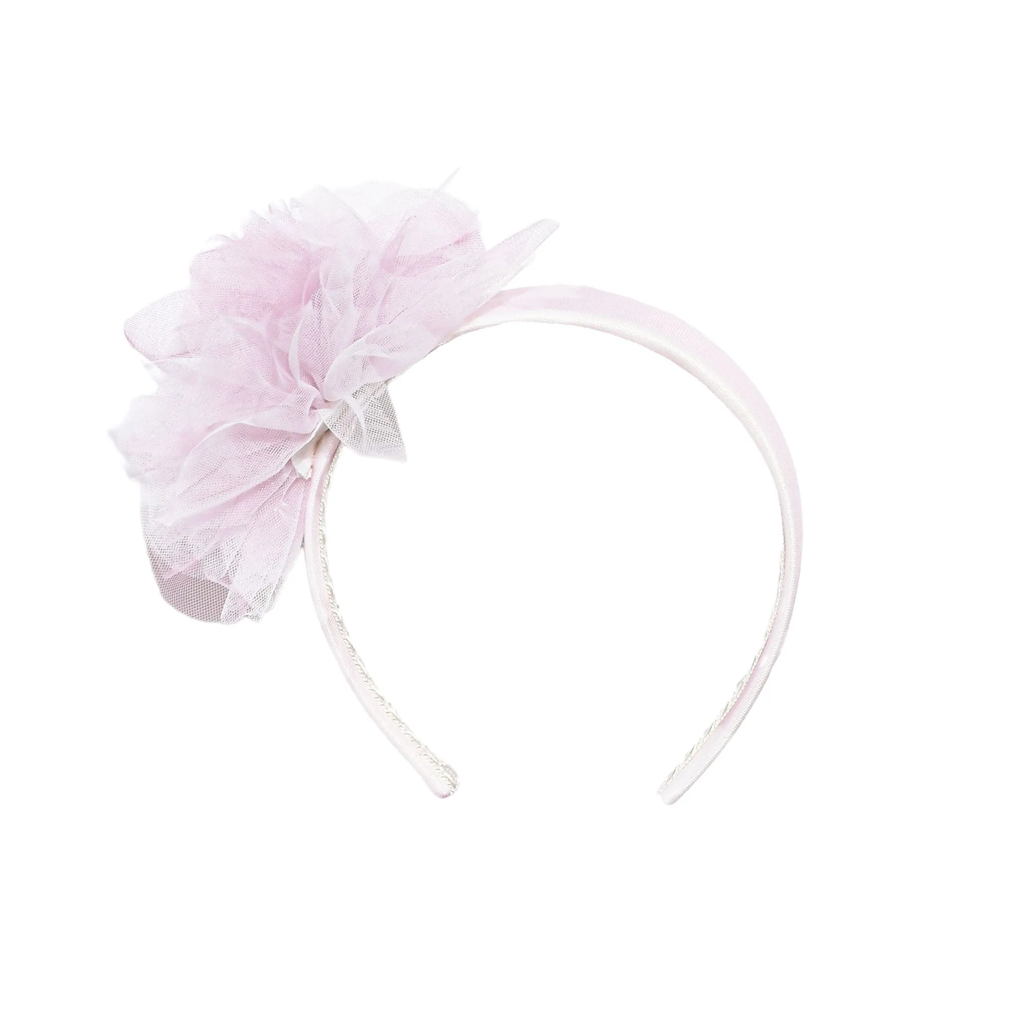 Primi Eventi Kids Girl's Light Pink Set Dress & Hairband