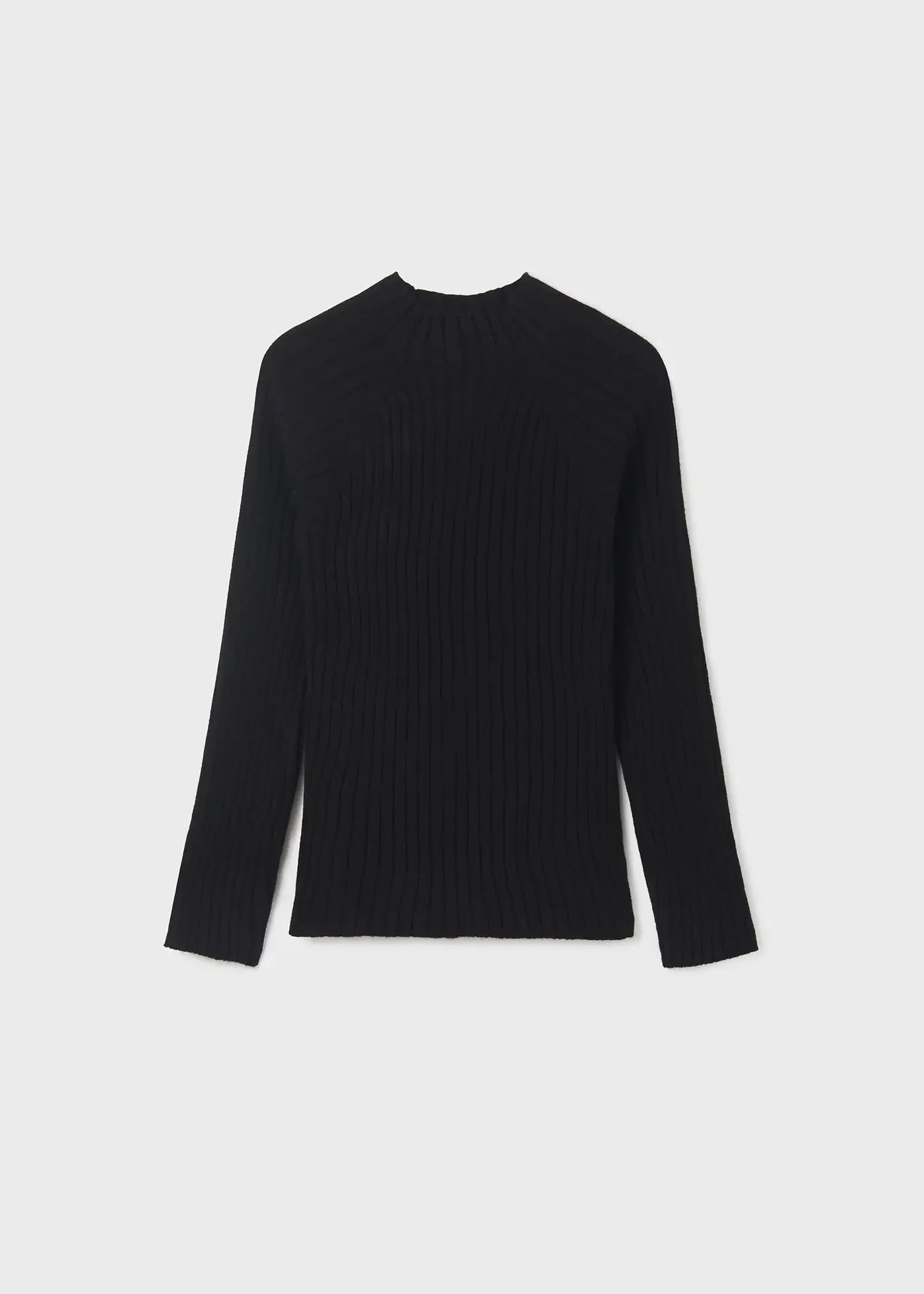 Ribbed high neck T-shirt girl | Mayoral