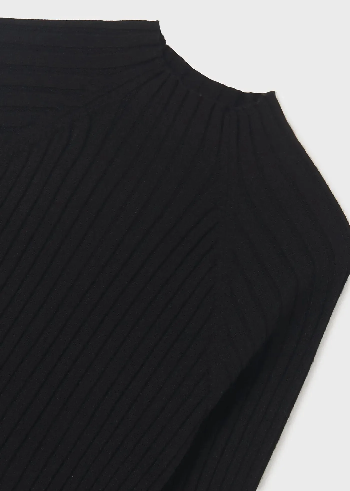 Ribbed high neck T-shirt girl | Mayoral