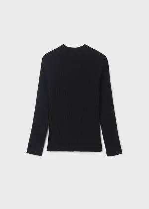 Ribbed high neck T-shirt girl | Mayoral
