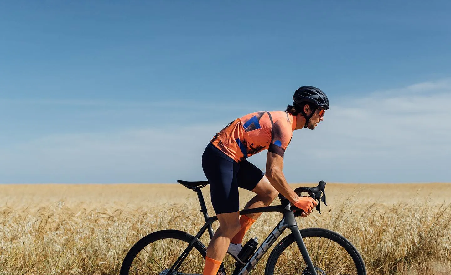 Santini Delta Berg Mens Cycling Jersey (Flashy Orange)
