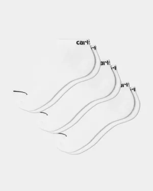 Script Sneakers Socks | White / Black Carhartt WIP