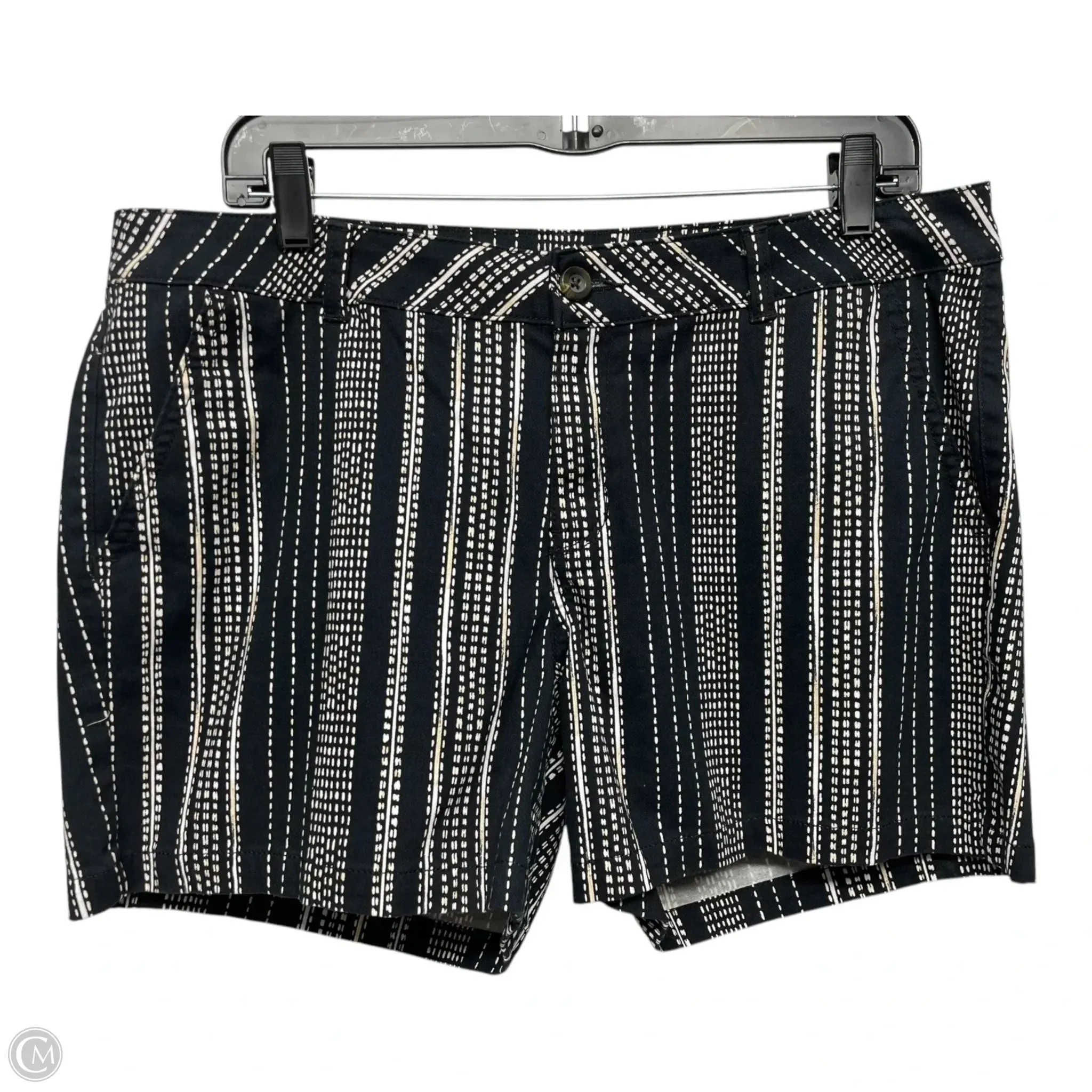 Shorts By Ana In Black & White, Size: L